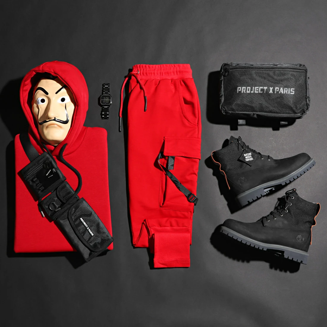 Meilleure vente 🥰 Sweat Capuche Oversize Zip 201 Rouge de LBO 🔔 8 Meilleure vente 🥰 Sweat Capuche Oversize Zip 201 Rouge de LBO 🔔 – Image 6