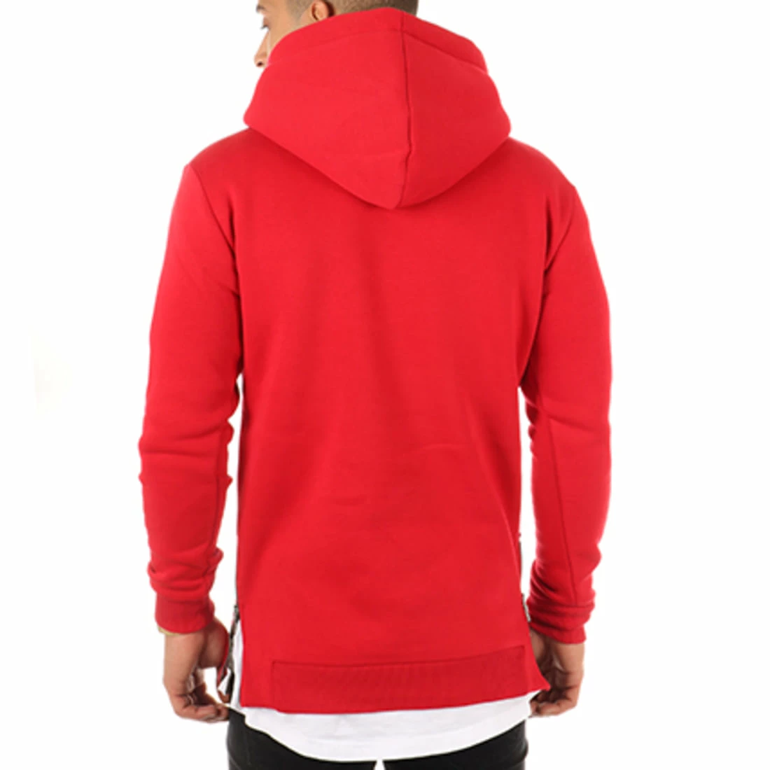 Meilleure vente 🥰 Sweat Capuche Oversize Zip 201 Rouge de LBO 🔔 6 Meilleure vente 🥰 Sweat Capuche Oversize Zip 201 Rouge de LBO 🔔 – Image 4
