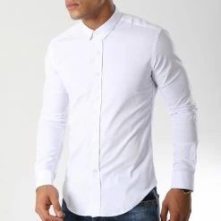 Remise ⭐ Chemise Manches Longues Slim Fit 112 Blanc de LBO 🤩 9 Remise ⭐ Chemise Manches Longues Slim Fit 112 Blanc de LBO 🤩 -France LBO Soldes Boutique lbo 103626 FAB SHALBO 112 20181015T154336 02