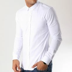 Remise ⭐ Chemise Manches Longues Slim Fit 112 Blanc de LBO 🤩 10 Remise ⭐ Chemise Manches Longues Slim Fit 112 Blanc de LBO 🤩 -France LBO Soldes Boutique lbo 103626 FAB SHALBO 112 20181015T154337 03