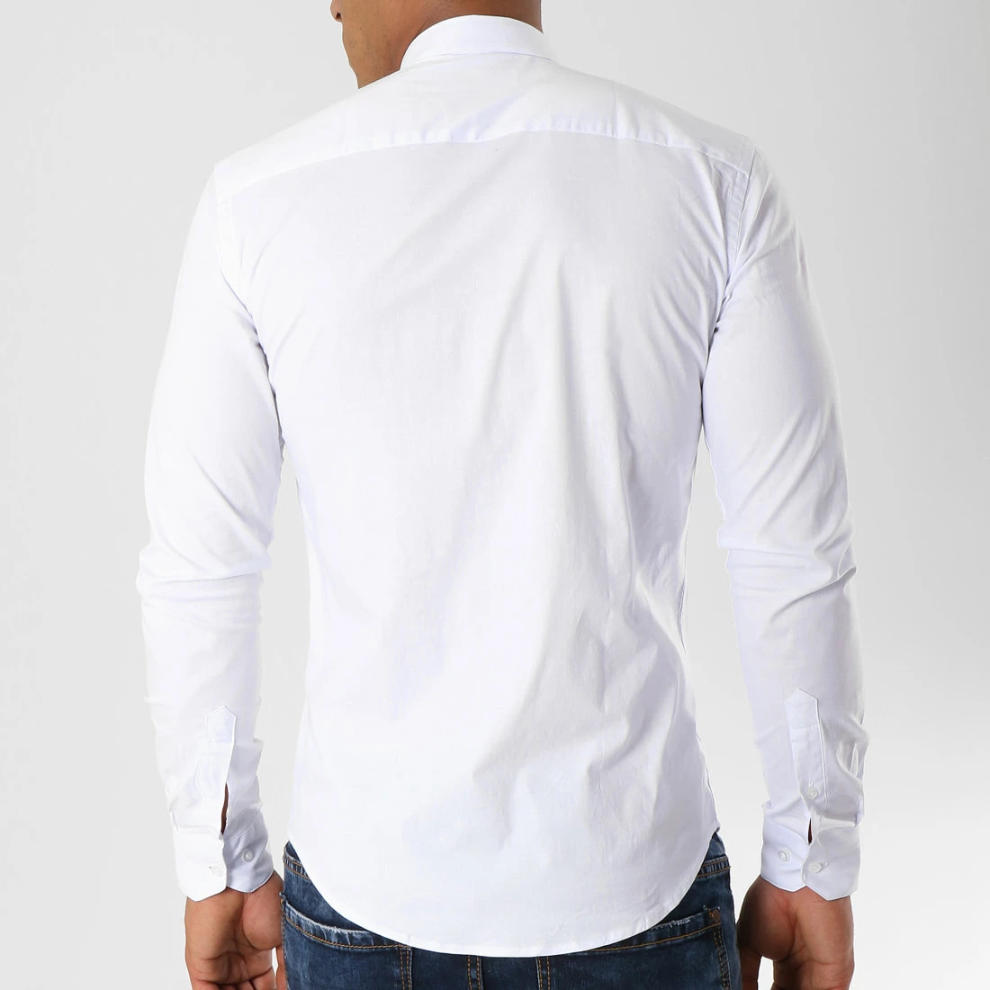 Remise ⭐ Chemise Manches Longues Slim Fit 112 Blanc de LBO 🤩 7 Remise ⭐ Chemise Manches Longues Slim Fit 112 Blanc de LBO 🤩 – Image 5