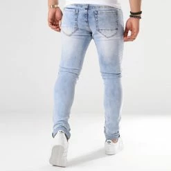 Meilleur prix 🧨 Jean Skinny 72175-1 Denim Bleu Wash de LBO 💯 -France LBO Soldes Boutique lbo 126718 fab lbo 72175 1 lightbluedenim 20180828T174812 05