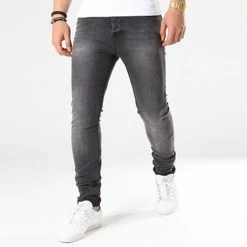 Vente flash 🎉 Jean Super Skinny Fit 72148 Denim Gris de LBO 😉