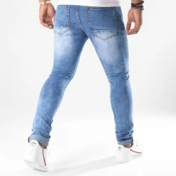Bon marché 🥰 Jean Skinny LB-054 Denim Bleu Medium de LBO ⭐ -France LBO Soldes Boutique lbo 144467 FAB LBO LB 054 MEDIUMBLUE 20180820T155433 05
