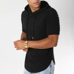 Top 10 ⭐ Tee 👚 Shirt Capuche Oversize 463 Noir de LBO 🎉 -France LBO Soldes Boutique lbo 144569 FAB SHALBO 463 20180809T154653 04