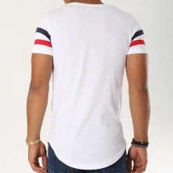 Acheter ❤️ Tee 👚 Shirt Oversize Avec Bandes Tricolore 471 Blanc de LBO ⭐ 12 Acheter ❤️ Tee 👚 Shirt Oversize Avec Bandes Tricolore 471 Blanc de LBO ⭐ -France LBO Soldes Boutique lbo 146787 FAB SHALBO 471 20180903T165445 05