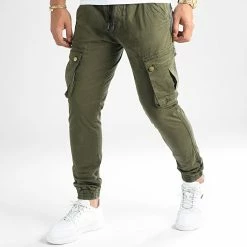 Meilleure affaire ⌛ Pantalon Cargo Skinny Jumbo Khaki de LBO 😍