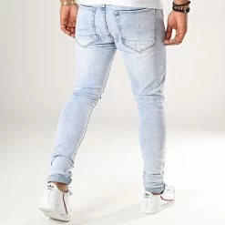 Vente flash ⭐ Jean Skinny 72175-5 Denim Bleu Wash de LBO 😍 -France LBO Soldes Boutique lbo 179210 FAB LBO 72175 5 LIGHTBLUEDENIM 20190704T121101 05