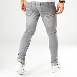 Offres 🌟 Jean Super Skinny Fit ZD319-G Gris de LBO 🔥 -France LBO Soldes Boutique lbo 179212 FAB LBO ZD319 G LIGHTGREYDENIM 20190704T120750 05