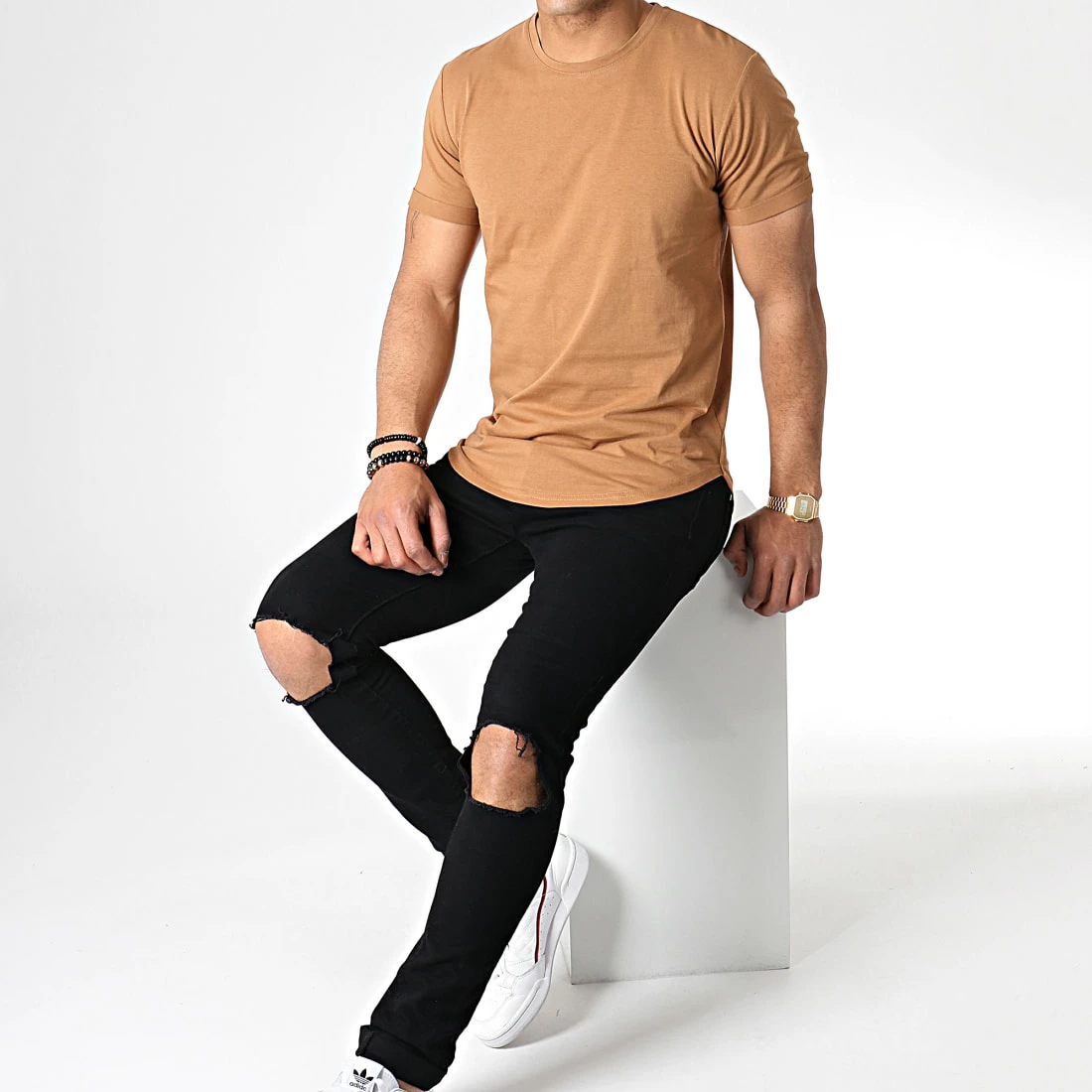 Meilleure vente ❤️ Tee 👚 Shirt Oversize 702 Camel de LBO 🎉 4 Meilleure vente ❤️ Tee 👚 Shirt Oversize 702 Camel de LBO 🎉 – Image 2