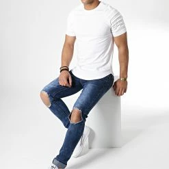 Meilleur prix ⌛ Lot de 2 Tee 👕 Shirts Oversize 694 Noir Et Blanc de LBO ✔️ -France LBO Soldes Boutique lbo 180282 FAB SHALBO 694 20190430T135003 03