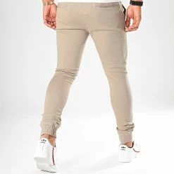 Promo ✔️ Jogger Pant Super Skinny 804 Beige de LBO 🎉 -France LBO Soldes Boutique lbo 190111 FAB SHALBO 804 20191009T170857 04