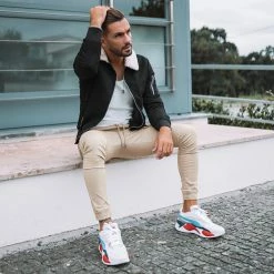 Promo ✔️ Jogger Pant Super Skinny 804 Beige de LBO 🎉 -France LBO Soldes Boutique lbo 190111 FAB SHALBO 804 TPDT 20220112T085647 05