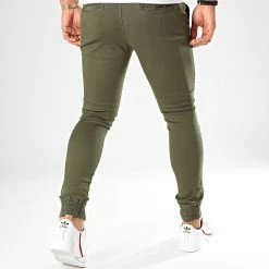 Top 10 🧨 Jogger Pant Super Skinny 809 Vert Kaki de LBO 🎁 -France LBO Soldes Boutique lbo 190116 FAB SHALBO 809 20191010T105239 04