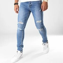 Bon marché 🔥 Jean Skinny B07 Bleu Denim de LBO ❤️
