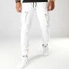 Bon marché ⭐ Pantalon Cargo Skinny Jumbo Blanc de LBO 🛒 -France LBO Soldes Boutique lbo 192275 FAB LBO JUMBO WHITE 20190902T140834 01