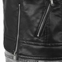De gros ⭐ Veste Biker 79717 Noir Argenté de LBO 🤩 -France LBO Soldes Boutique lbo 194248 FAB LBO 79717 2 20191209T164623 04