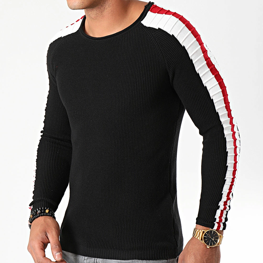 Le moins cher 🎉 Pull PU114 Noir de LBO ⭐ 5 Le moins cher 🎉 Pull PU114 Noir de LBO ⭐ – Image 3