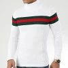 Meilleur prix 🥰 Pull Col Roulé Slim Fit Avec Bande Vert Et Rouge JUM-28 Blanc de LBO 😉 1 Meilleur prix 🥰 Pull Col Roulé Slim Fit Avec Bande Vert Et Rouge JUM-28 Blanc de LBO 😉 -France LBO Soldes Boutique lbo 197725 FAB LBO 1006 JUM 28 20191126T143248 01