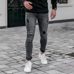 Le moins cher 🎁 Jean Skinny Avec Déchirures 72148-U3 Gris Foncé Denim de LBO ❤️ 13 Le moins cher 🎁 Jean Skinny Avec Déchirures 72148-U3 Gris Foncé Denim de LBO ❤️ -France LBO Soldes Boutique lbo 203016 FAB LBO 72148 U3 GREYDENIM 20210108T151813 05