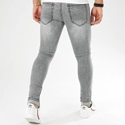 Offres 😉 Jean Skinny Avec Déchirures ZG319G-02 Gris de LBO 😍 -France LBO Soldes Boutique lbo 203023 FAB LBO ZG319G 02 LIGHTGREYDENIM 20191216T165032 04