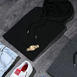 Meilleure affaire 🔔 Lot De 2 Sweats Capuche 969 Gris Anthracite Et Noir de LBO ⭐ -France LBO Soldes Boutique lbo 203670 FAB SHALBO 969 20191213T083611 06
