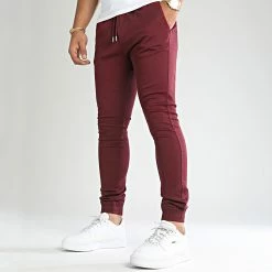 Remise 🛒 Jogger Pant Super Skinny 810 Bordeaux de LBO 😍 -France LBO Soldes Boutique lbo 206331 FAB SHALBO 810 TPDT 20220729T115205 04