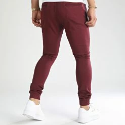 Remise 🛒 Jogger Pant Super Skinny 810 Bordeaux de LBO 😍 -France LBO Soldes Boutique lbo 206331 FAB SHALBO 810 TPDT 20220729T115206 05