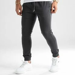 Meilleure vente ❤️ Jogger Pant Super Skinny 984 Gris Anthracite de LBO 👍