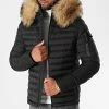 Meilleur prix ⌛ Doudoune Capuche Ultralight Avec Fourrure Noir Beige de LBO 👏 -France LBO Soldes Boutique lbo 221083 FAB LBO 1005 DDN 29 NOIR BEIGE 20201013T091303 01