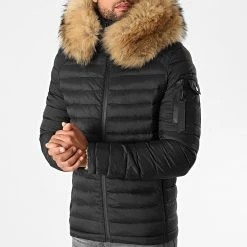 Meilleur prix ⌛ Doudoune Capuche Ultralight Avec Fourrure Noir Beige de LBO 👏 8 Meilleur prix ⌛ Doudoune Capuche Ultralight Avec Fourrure Noir Beige de LBO 👏 -France LBO Soldes Boutique lbo 221083 FAB LBO 1005 DDN 29 NOIR BEIGE 20201013T091306 03