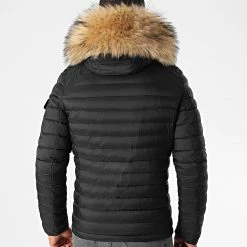 Meilleur prix ⌛ Doudoune Capuche Ultralight Avec Fourrure Noir Beige de LBO 👏 9 Meilleur prix ⌛ Doudoune Capuche Ultralight Avec Fourrure Noir Beige de LBO 👏 -France LBO Soldes Boutique lbo 221083 FAB LBO 1005 DDN 29 NOIR BEIGE 20201013T091308 04