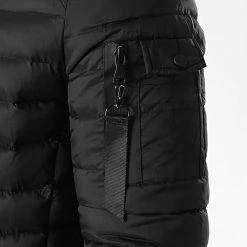 Budget 🧨 Doudoune Capuche Ultralight Avec Fourrure Noir Melange de LBO ⌛ -France LBO Soldes Boutique lbo 221084 FAB LBO 1005 DDN 30 NOIR NOIRMELANGE 20201013T091327 02