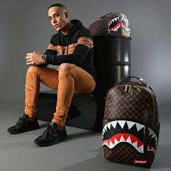 Nouveau 🤩 Sweat Capuche Bicolore 1293 Noir Camel de LBO ⌛ -France LBO Soldes Boutique lbo 226646 FAB SHALBO 1293 20201204T083100 06