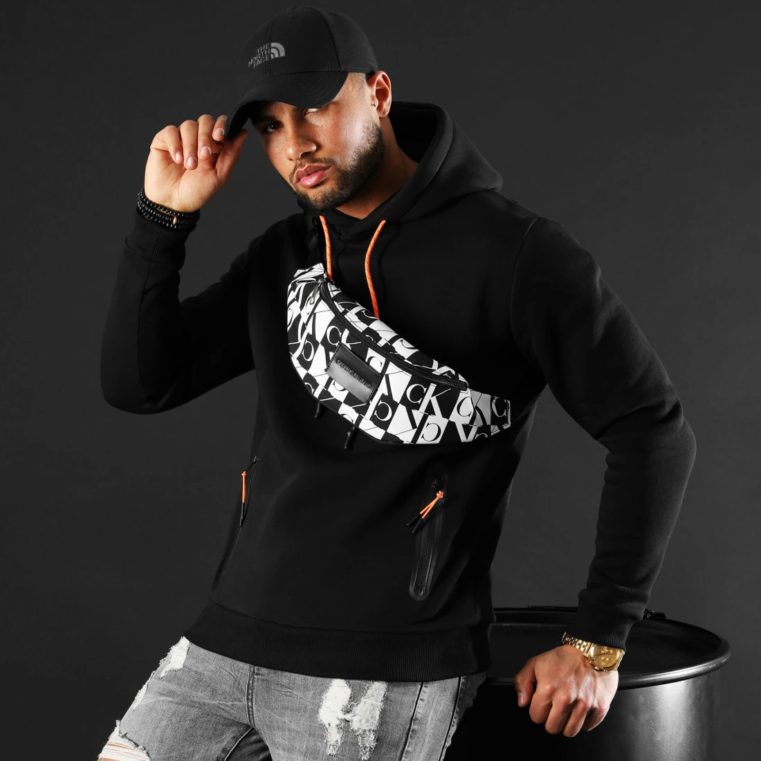 Le moins cher 😍 Sweat Capuche Details Tech Orange 1208 Noir de LBO ⭐ 6 Le moins cher 😍 Sweat Capuche Details Tech Orange 1208 Noir de LBO ⭐ – Image 4