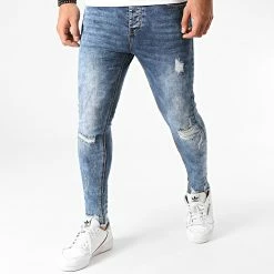 Nouveau ❤️ Jean Skinny LB0547AH2 Bleu Medium de LBO 👍