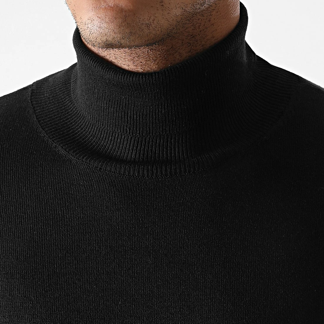 Remise 😀 Pull Col Roulé JUM-76 Noir de LBO 😉 4 Remise 😀 Pull Col Roulé JUM-76 Noir de LBO 😉 – Image 2