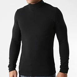 Le moins cher 🔥 Lot De 3 Tee 👚 Shirt Col Roulé Manches Longues Uni 1340 Noir Gris Anthracite Blanc de LBO 👏 -France LBO Soldes Boutique lbo 235844 FAB SHALBO 1340 20201109T115211 05