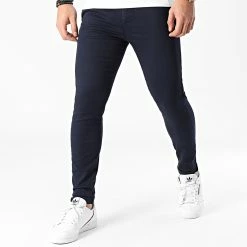 Bon marché 🌟 Pantalon Chino Skinny 1354 Bleu Marine de LBO ⭐