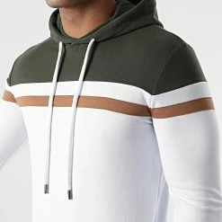 Offres 😀 Sweat Capuche Slim Fit Tricolore 1436 Vert Kaki Blanc de LBO 🥰 10 Offres 😀 Sweat Capuche Slim Fit Tricolore 1436 Vert Kaki Blanc de LBO 🥰 -France LBO Soldes Boutique lbo 239051 FAB SHALBO 1436 20201120T123027 02