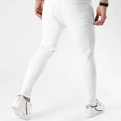 Offres 👍 Jean Skinny LB0544AH2 Blanc de LBO 🛒 -France LBO Soldes Boutique lbo 239689 FAB LBO LB0545AH2 WHITE 20201203T080538 04