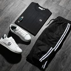 De gros 🔔 Pantalon Jogging A Bandes 0008 Noir de LBO 🤩 -France LBO Soldes Boutique lbo 239861 FAB 1070574 0008 20210323T073137 05