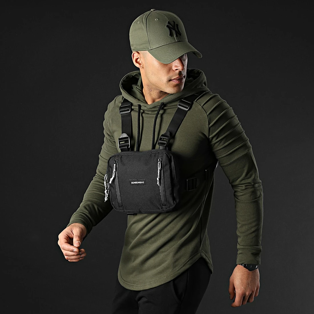 Bon marché ✨ Ensemble Survetement Oversize 1328 Noir Vert Kaki de LBO ⭐ 6 Bon marché ✨ Ensemble Survetement Oversize 1328 Noir Vert Kaki de LBO ⭐ – Image 5