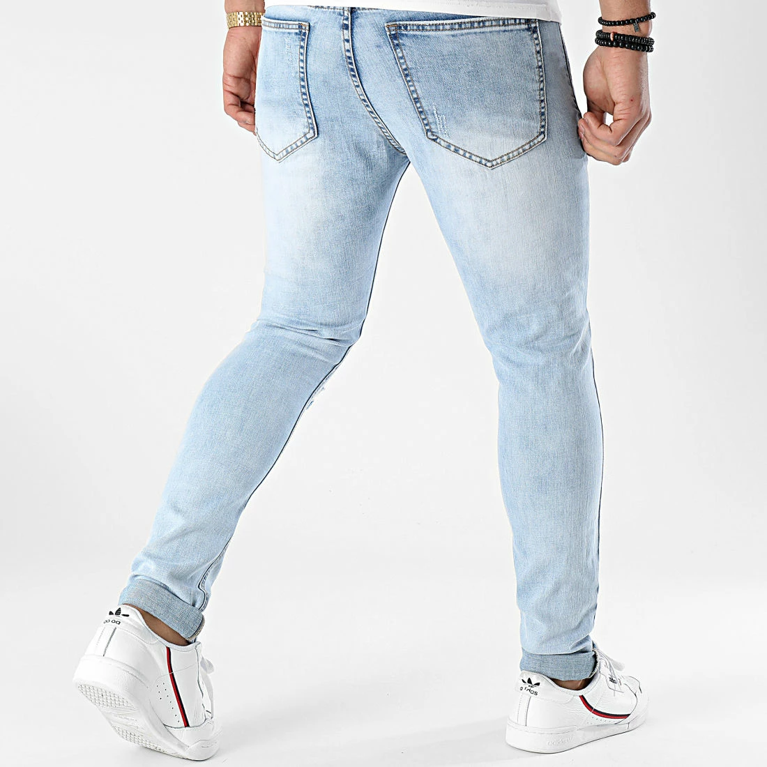 Grosses soldes 🌟 Jean Skinny Avec Déchirures B72175AH2 Denim Wash de LBO 🔔 6 Grosses soldes 🌟 Jean Skinny Avec Déchirures B72175AH2 Denim Wash de LBO 🔔 – Image 4