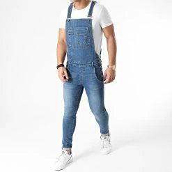 Tout neuf 🔥 Salopette en Jean Slim 1457 Bleu Medium Denim de LBO 🔥 8 Tout neuf 🔥 Salopette en Jean Slim 1457 Bleu Medium Denim de LBO 🔥 -France LBO Soldes Boutique lbo 241096 FAB SHALBO 1457 20201203T152042 03