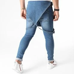 Tout neuf 🔥 Salopette en Jean Slim 1457 Bleu Medium Denim de LBO 🔥 9 Tout neuf 🔥 Salopette en Jean Slim 1457 Bleu Medium Denim de LBO 🔥 -France LBO Soldes Boutique lbo 241096 FAB SHALBO 1457 20201203T152044 04