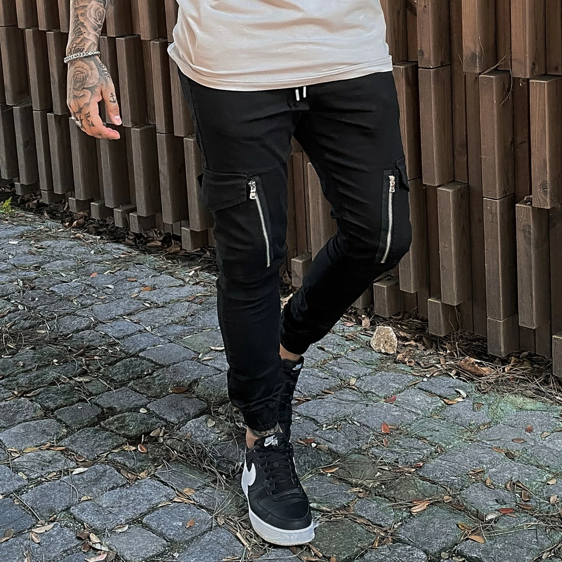 Meilleure affaire 🎁 Pantalon Cargo 1394 Noir de LBO 💯 10 Meilleure affaire 🎁 Pantalon Cargo 1394 Noir de LBO 💯 – Image 8