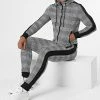 Le moins cher 🌟 Ensemble Jogging A Carreaux Avec Bandes 0020 Gris de LBO ⌛ -France LBO Soldes Boutique lbo 242562 FAB 1070574 0020 20210604T161814 01