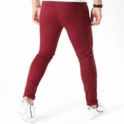 Remise 💯 Pantalon Chino Skinny 1445 Bordeaux de LBO 🥰 -France LBO Soldes Boutique lbo 243255 FAB SHALBO 1445 20201203T080649 04