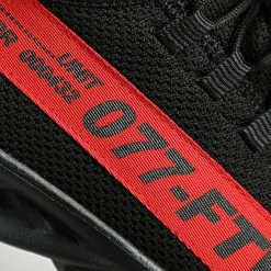 De gros 😉 Baskets Bande Rouge 1346 Noir de LBO ✨ -France LBO Soldes Boutique lbo 243473 FAB SHALBO 1346 20210209T154511 03